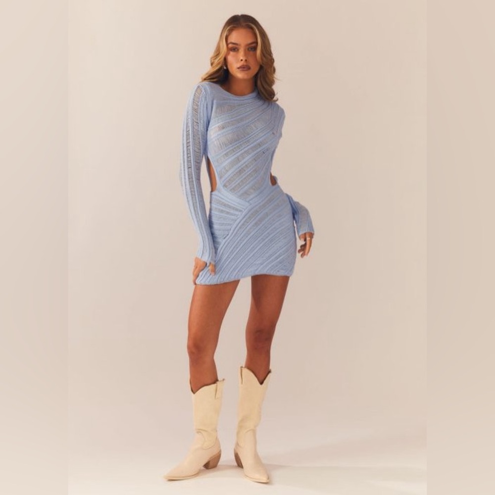 Angel Wing Dress- Light Blue- New With Tags